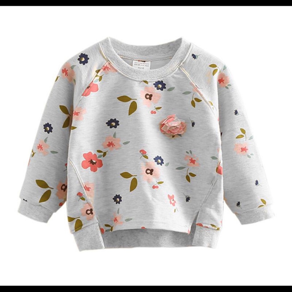 Floral Print Pullover